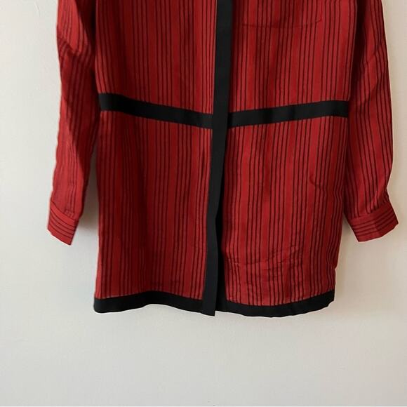 House of Harlow 1960 x Revolve Marie Tunic Blouse in Spice Red - Picture 3 of 7